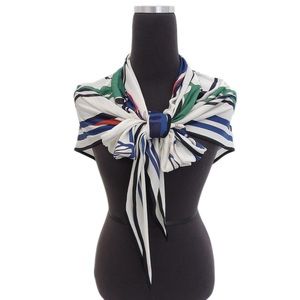 RARE Hermes HERMES silk Caleche Elastique Kaleche scarf